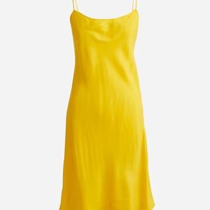 NWOT J Crew slip dress. Size 8. Burnt orange
